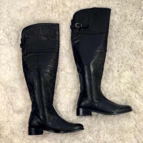 Catherine Malandrino Shoes - NWOT Catherine MaLandrino OTK Marylynn Black Boots